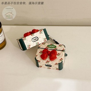 創意玫瑰蝴蝶結Airpodspro1/2代藍牙耳機殼 蘋果Airpods3代保護套