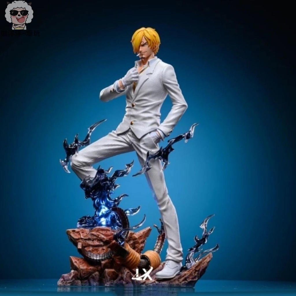 桃園新品 【優質版】LX山治 海賊王共鳴款 山治GK 手辦 雕像玩具擺設