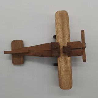 魯班鎖/飛機/幼兒魯班鎖/拚插玩具/益智玩具/解鎖玩具/木質模型/