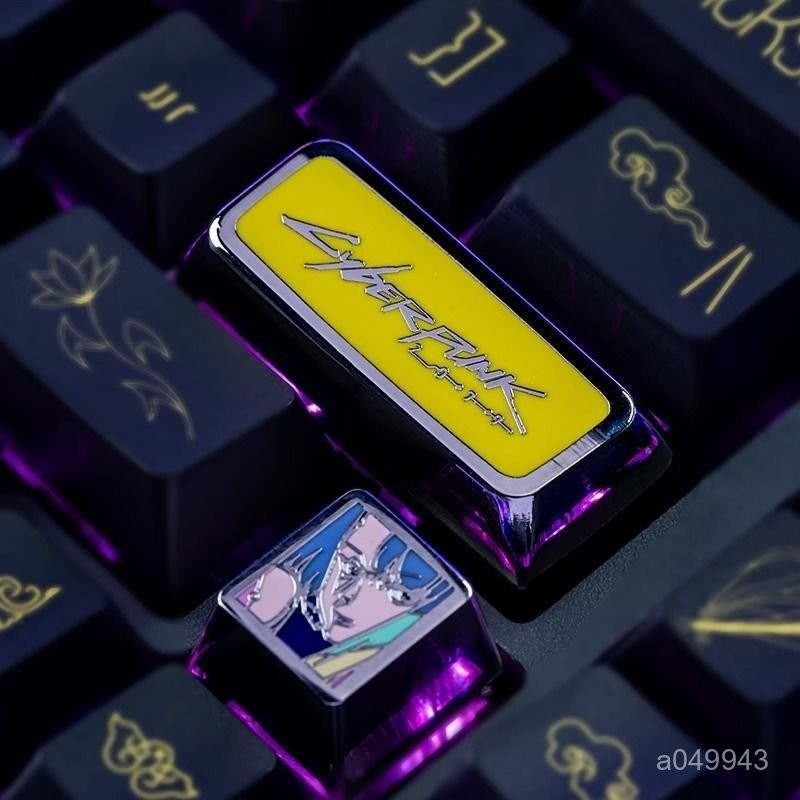 ⚡️Cyberpunk 2077⚡️ 電馭叛客 電馭叛客週邊 邊緣行者 賽博朋克 【爆款】鋅閤金賽博朋克鍵帽2077露西
