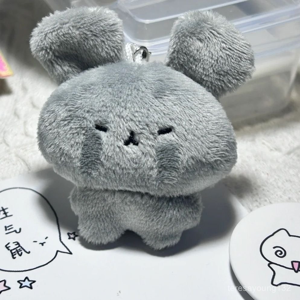 ⭐️在臺有貨⭐️萌萌 小白鼠鼠 小灰鼠鼠 毛絨掛件 公仔 書包 掛飾 鑰匙扣 精緻 禮物 收藏 送朋友