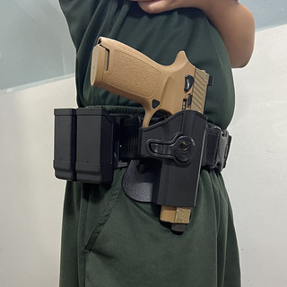 【免運 下單請先聊聊哦】戰術手槍套快拔套GLOCK G17 G22 G34 G19 P320 M18腰帶彈夾套
