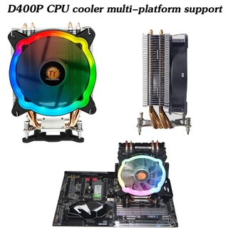 Thermaltake Rainbow D400P CPU cooler multi-platform support