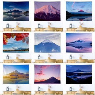 富士山掛布 背景布 裝飾掛布 富士山風景 日本 房間裝飾 牆壁佈置 拍照背景 直播背景布 ins LSPL