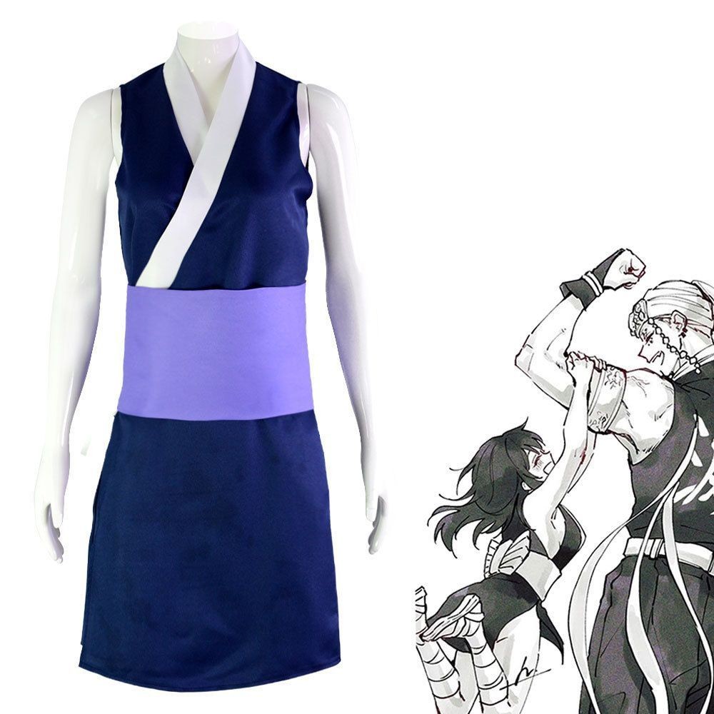 🔥台灣出貨🔥宇髄天元cos服鬼滅之刃服裝游郭篇音柱 須磨 雛鶴 牧緒cosplay