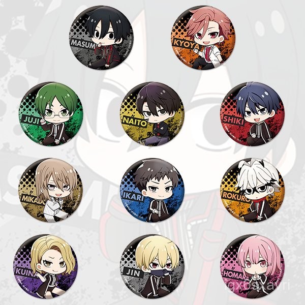 免運💯桃源闇鬼一之瀨四季花魁坂京夜桃寺神門澱川動漫週邊馬口鐵徽章