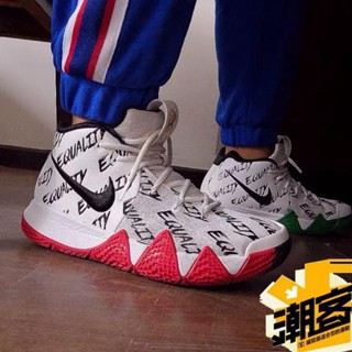 韓國代購 Kyrie 4 BHM 鴛鴦 黑人月 歐文4代 男子耐磨實戰籃球 運動鞋 團隊比賽籃球鞋
