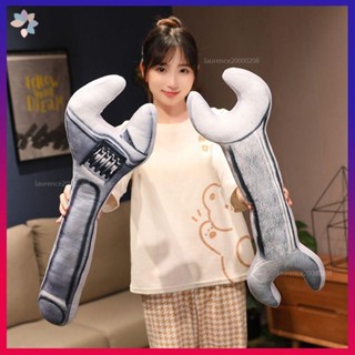 🔥熱銷新品🔥模擬扳手抱枕 毛絨娃娃 創意工具玩偶 公仔夾 腿長條枕頭拍照表演道具