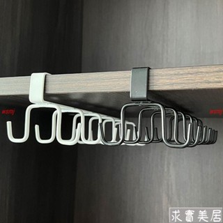 廚房多功能排鉤置物架免打孔吊櫃門卡夾掛鉤鍋鏟勺臺面收納整理架sn001