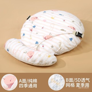 防溢奶嗆奶枕頭 餵奶神器 嬰兒防吐奶斜坡墊 哺乳嬰兒防吐奶斜坡趴睡枕 餵奶神器 防溢奶墊圓形新生寶寶透氣枕頭 嬰兒安撫枕