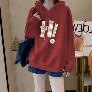 連帽衛衣 帽T 寬松連帽印花衛衣男女春秋冬新款多色系加絨/薄款外套上衣潮