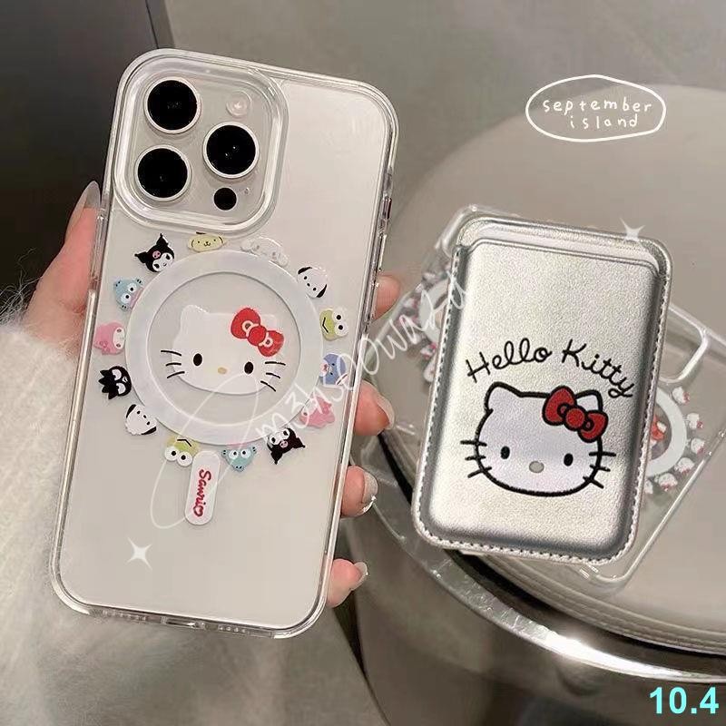 蘋果16手機殼可愛卡通KT貓iPhone15promax磁吸殼14保護套13新款女