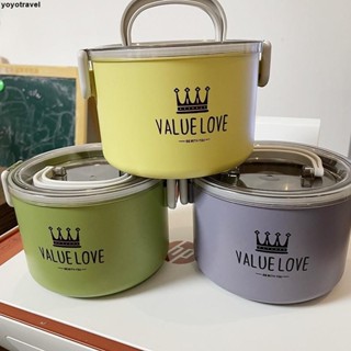 臺灣出貨 不鏽鋼飯盒 便攜手提圓形便當盒 學生午餐盒 環保便當盒 保溫盒 日式飯盒 湯碗 保溫桶 打包餐盒 上班族專用