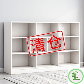 CIL生活館🌈簡易書架 落地置物架 小型多層收納櫃儲物櫃 家用臥室客廳書櫃 置物櫃