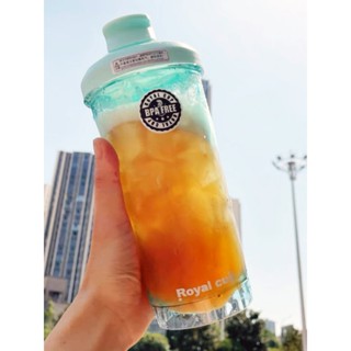 搖搖杯 健身 蛋白質粉 咖啡杯 隨行杯 運動水杯 高顏值 塑膠 女生 輕便攜帶