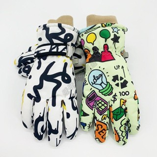 🧤臺灣🧤冬季新品滑雪手套男女士戶外騎行可觸屏保暖加絨加厚手套 保暖手套 騎行手套 滑手機手套 絨毛手套 手套