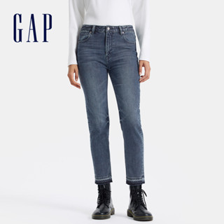Gap 女裝 刷毛緊身牛仔褲-中度水洗(606088)