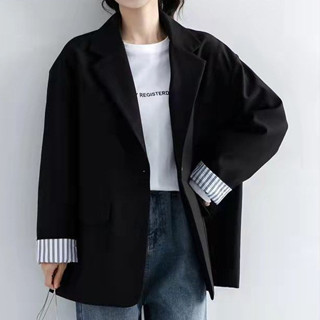 西裝外套 西裝外套女 小個子西裝 女生西裝 西裝禮服 西裝套裝 西裝女 正裝 黑色西裝外套春秋季寬鬆休閒韓版氣質西服上衣