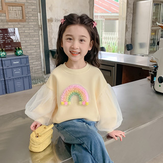🍼小奶蓋kids🍼女童衛衣春秋款2024新款網紅洋氣女寶寶兒童時髦百搭外穿上衣秋季