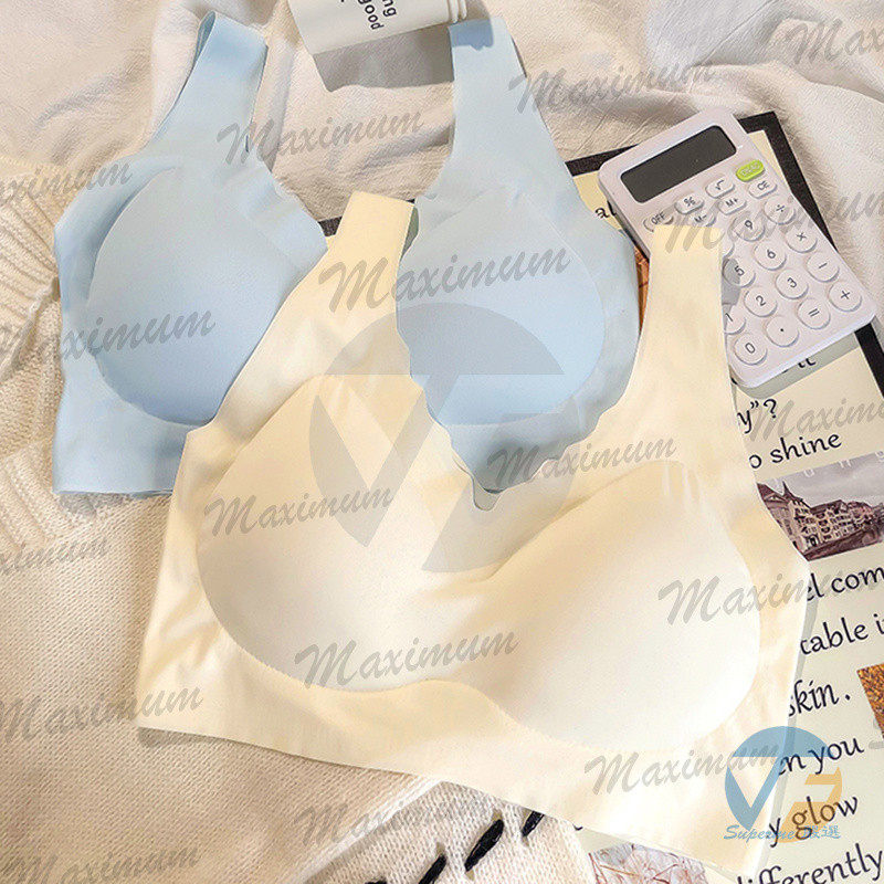 無痕內衣 運動胸罩 小胸內衣 內衣 無鋼圈內衣 涼感內衣 聚攏内衣 透氣 無鋼圈大胸顯小聚攏運動背心式防下垂薄款睡眠文胸