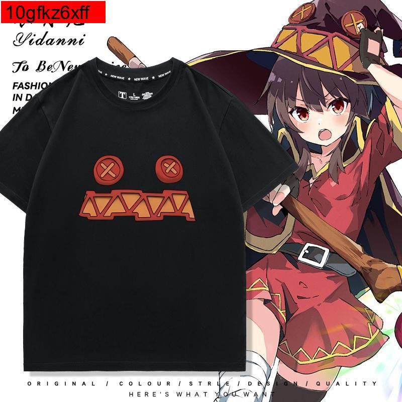 為美好的世界獻上祝福動漫周邊惠惠短袖T恤男女夏季學生純棉衣服【青瓷服饰】