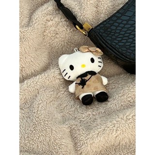 Kitty吊飾🎀 中古旗袍hellokitty公仔可愛kt毛絨玩具凱蒂貓玩偶書包揹包掛飾 揹包吊飾 玩偶吊飾 包包掛飾