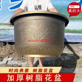 （訂金價格 聊聊諮詢）特大號花盆樹脂加厚大花盆鐵樹果樹陽臺庭院種樹種菜養荷花專用盆