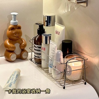 Mumu |浴室洗漱臺不銹鋼置物架衛生間洗手臺墻面放洗漱用品護膚品收納架收納 置物盒 整理盒 居家收納 置物架 收納