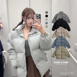 🎁限時下殺🎁[BASIC] 韓國 厚磅麵包外套🇰🇷眾多網紅推薦! 寬鬆 男女 高品質 實拍 情侶 羽絨外套 SCSP