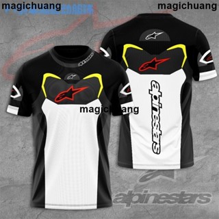 💜極限運動💜F1 Alpinestars Astars gp新款運動TT恤極限運動短袖F1賽車服男女運動速乾透氣