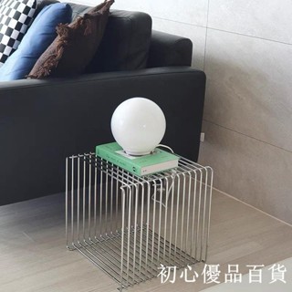 ***熱賣*輕奢簡約飄窗書架迷你小桌置物架北歐設計師床邊桌藝術網紅邊幾