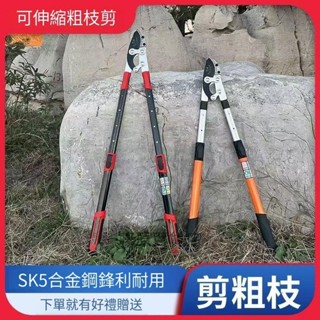 伸縮剪枝剪刀 強力修大力粗枝省力 果樹修枝專用樹枝剪 園藝綠化草坪修枝剪 花木修剪園林修剪神器樹枝伸縮高枝剪_藤原百貨店
