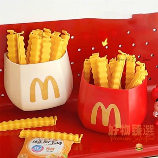 桃園出貨♕可愛麥噹噹冰箱磁吸置物架收納盒側面磁鐵免打孔壁掛式廚房收納盒