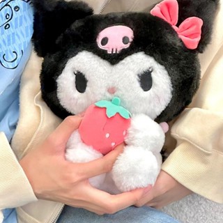 抱枕 靠枕🎀 三麗鷗草莓坐姿公仔庫洛米玉桂狗玩偶生日禮物可愛高顏值ins風