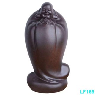 木質手工藝品 木質擺件 禮物黑檀木雕彌勒佛五福臨門實木笑佛福在眼前擺件紅木招財工藝飾品