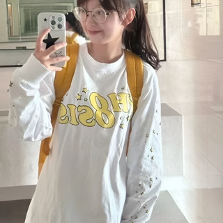 coco小姐✨純棉 衛衣 ins潮 女學生 長袖 上衣 春秋 單穿 寬鬆