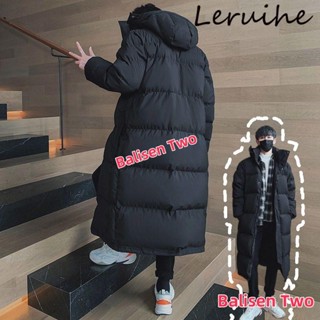 💖限時下剎💖M-5XL 長外套 外套男 大尺碼外套 羽絨服 超長款羽絨棉服男 加長加厚過膝外套 PQ8D