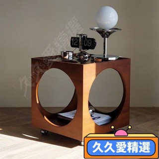 【熱銷】北歐邊幾實木沙發邊櫃小茶幾方幾客廳傢具床頭桌子小型角幾簡約JJAJ