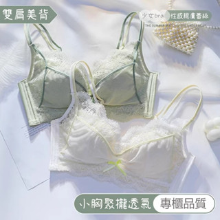 小仙女必備夏季新款無鋼圈蕾絲內衣 刺綉內衣 透氣內衣 小胸聚攏內衣 大胸顯小內衣 蕾絲大尺碼內衣 美背內衣 蕾絲無痕 唯