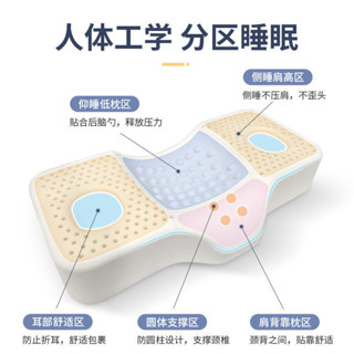 枕頭 石墨烯乳膠枕 泰國乳膠 枕芯 乳膠枕 枕頭 石墨烯 老客戶專享成人枕睡眠護頸椎修復睡覺專用枕助睡眠乳膠枕頭頸椎病