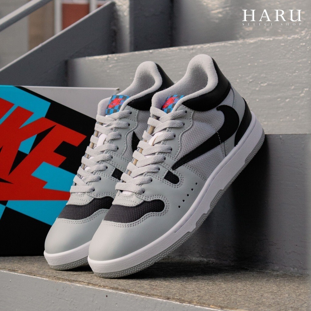 日本代購TRAVIS SCOTT X NIKE MAC ATTACK 倒鉤 灰藍黑 HF4198-001