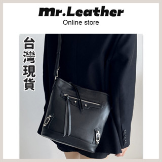 【皮革先生】頭層牛皮 水桶斜挎包 女包 2024新款 真皮單肩包 韓係包包 大容量通勤 托特包包 輕奢