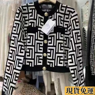 🌸臺灣限時低價🌸 法式復古小香風短版針織小外套女秋冬2024年新款氣質名媛毛衣外套潮