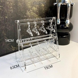 臺灣發貨🔥免運🔥«娃衣衣架» 熱賣 亞克力耳環桌面收納架透明展示小 衣架 飾品耳環迷你架子拍攝道具