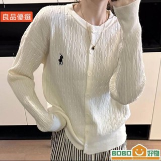 BOB好物❤新款長袖小馬刺繡針織小外套女外搭軟糯顯瘦麻花毛衣【lb005】外套上衣MC女裝