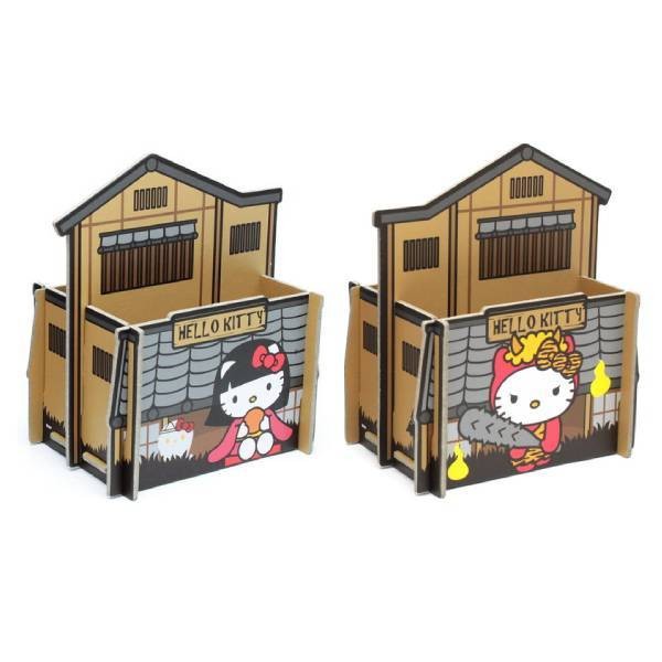 三麗鷗 Hello Kitty 怪物置物架 桌上 收納盒 東洋和屋 萬聖節 組合式 筆筒【金玉堂文具】