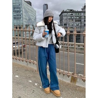 Codibook｜韓國 RIRINCO 半截長版拼接毛絨羽絨外套［預購］羽絨外套 女裝