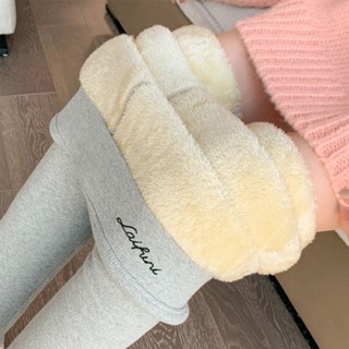 秋冬保暖🔥冬天保暖褲加絨加厚打底褲女外穿秋冬季羊羔絨棉褲東北特厚高腰大碼保暖褲子 防寒保暖褲毛線褲打底褲