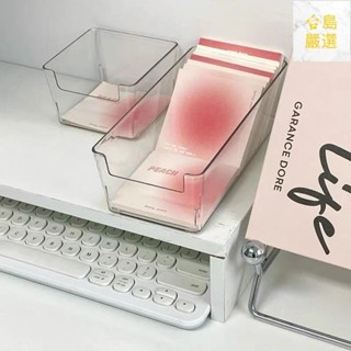 家用透明收納盒 桌面塑膠整理盒 手提儲物箱 小箱子 整理箱 藥箱 收納箱