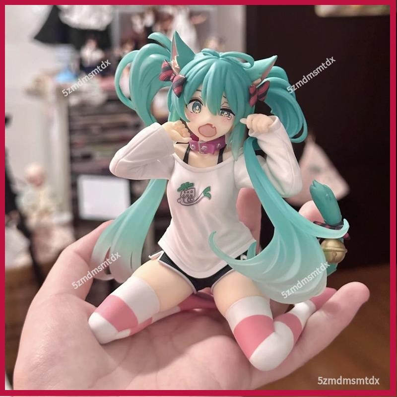 台灣熱賣💥 初音未來 貓耳短袖睡衣 初音手辦 MIKU景品 模型 動漫 美少女 桌面擺件 禮物 二次元 公仔模型 GK